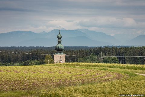 Gemeinde Tyrlaching Landkreis Altötting Rainbichl Aussicht Landschaft (Dirschl Johann) Deutschland AÖ